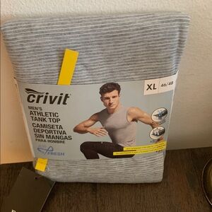 Crivit Men's Blue Athletic Tank Top